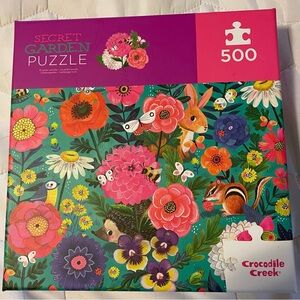 NWT Crocodile Creek Secret Garden Puzzle - 500 Pieces